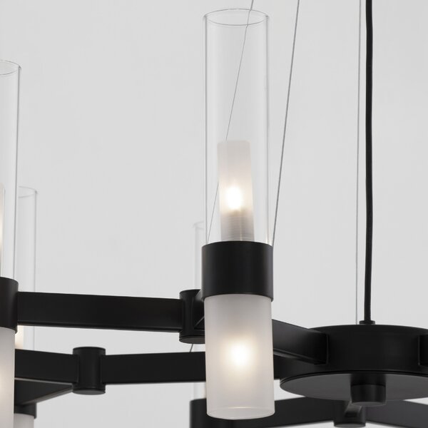Skleněné závěsné světlo Nova Luce Century 85 cm