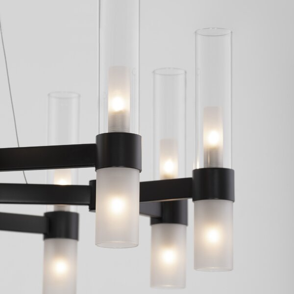 Skleněné závěsné světlo Nova Luce Century 85 cm