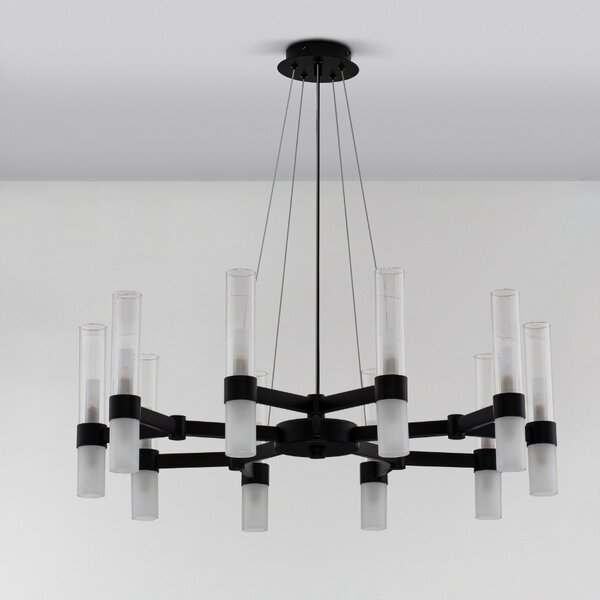 Skleněné závěsné světlo Nova Luce Century 85 cm