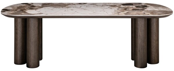 Richmond Dřevěný jídelní stůl Langford 230 x 110 cm s keramickou deskou