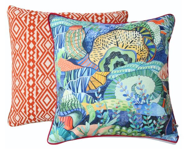 BOHOLOGY Set dvou venkovních povlaků na polštář Marine Aztec VIII