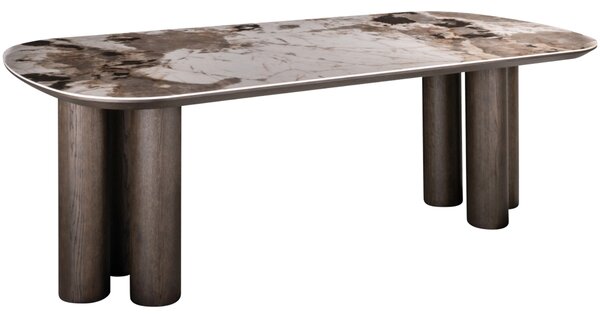 Richmond Dřevěný jídelní stůl Langford 230 x 110 cm s keramickou deskou