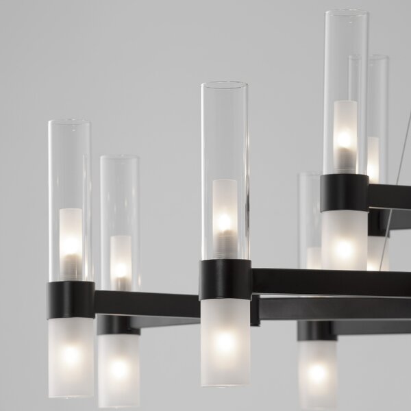 Skleněné závěsné světlo Nova Luce Century 120 cm