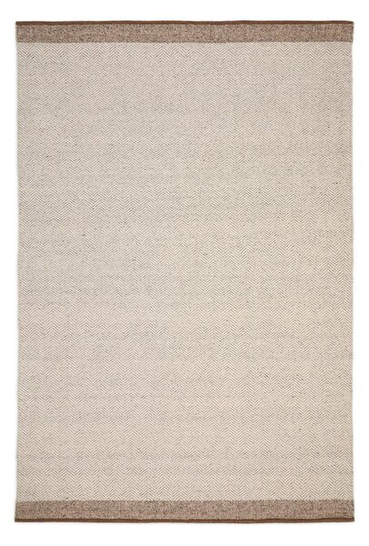 Béžový oboustranný ručně tkaný vlněný koberec 160x230 cm Nifelia – Kave Home