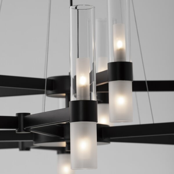 Skleněné závěsné světlo Nova Luce Century 120 cm