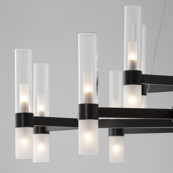 Skleněné závěsné světlo Nova Luce Century 120 cm