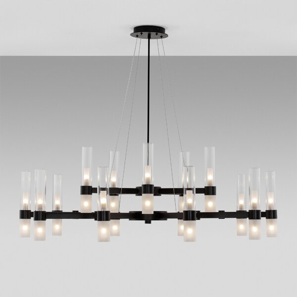 Skleněné závěsné světlo Nova Luce Century 120 cm