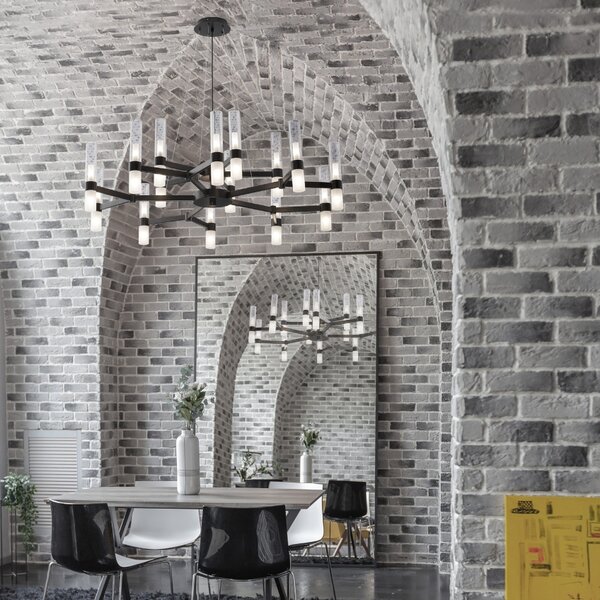 Skleněné závěsné světlo Nova Luce Century 120 cm