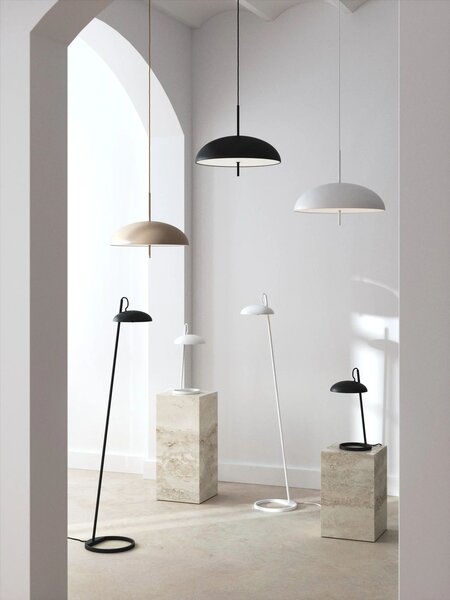 Nordlux 2220075001 Versale, bílá stolní lampa 3xG9, výška 45cm