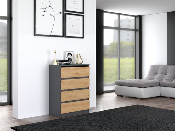 TP Living Komoda MALWA M4 70 dub artisan/antracit