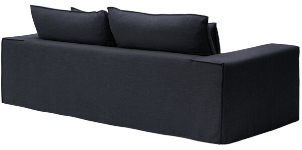 Kave Home Tmavě šedá pohovka Anarela 260 cm s odnímatelným potahem