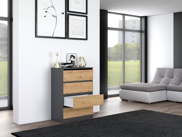 TP Living Komoda MALWA M4 70 dub artisan/antracit