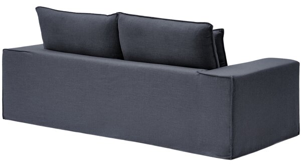 Kave Home Tmavě šedá pohovka Anarela 240 cm s odnímatelným potahem