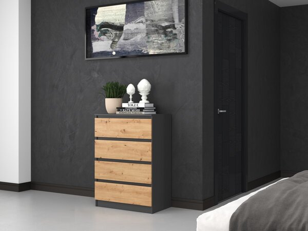 TP Living Komoda MALWA M4 70 dub artisan/antracit