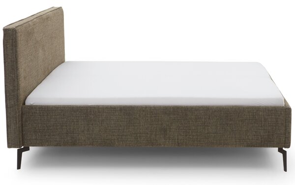 Zelená čalouněná dvoulůžková postel Meise Möbel Riva 160 x 200 cm