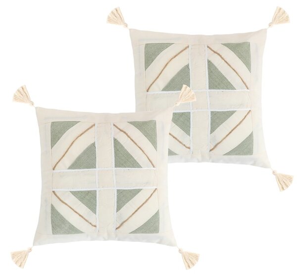 BELLATEX Povláček PERU SET 2ks Natur 40x40 cm