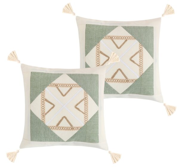 BELLATEX Povláček PERU SET 2ks Natur 40x40 cm