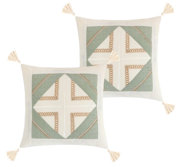 BELLATEX Povláček PERU SET 2ks Natur 40x40 cm
