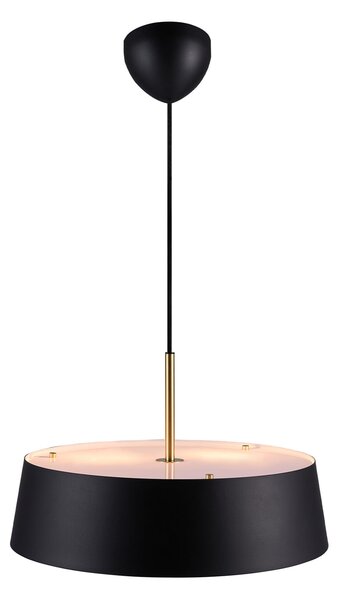 Nordlux 2312623003 Clasi, závěsné svítidlo 3xE14, černá/mosaz, průměr 45cm