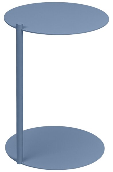 Noo.ma Modrý kovový odkládací stolek Ande 40 cm
