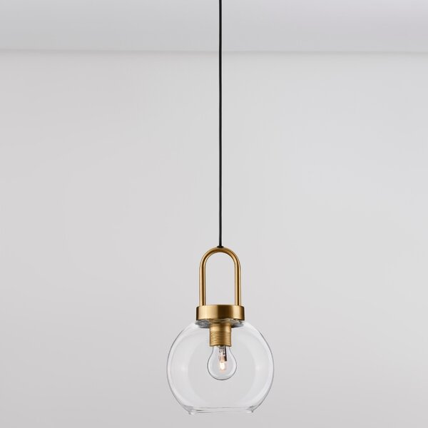 Skleněné závěsné světlo Nova Luce Irvine 20 cm