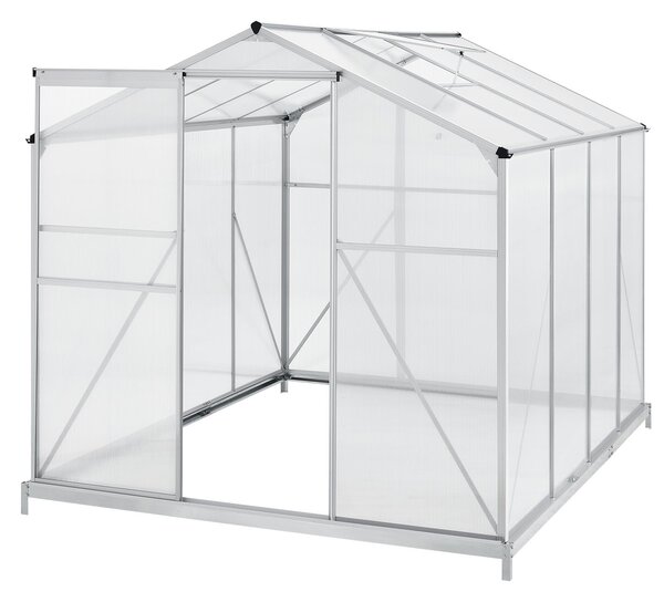 Juskys Zahradní skleník 190 × 253 cm + základna