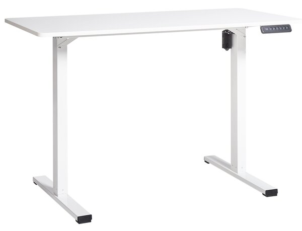 Elektricky výškově nastavitelný pracovní stůl TAVARES Bílá 120 cm 60 cm