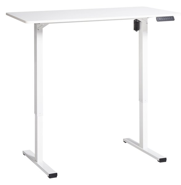 Elektricky výškově nastavitelný pracovní stůl TAVARES Bílá 120 cm 60 cm
