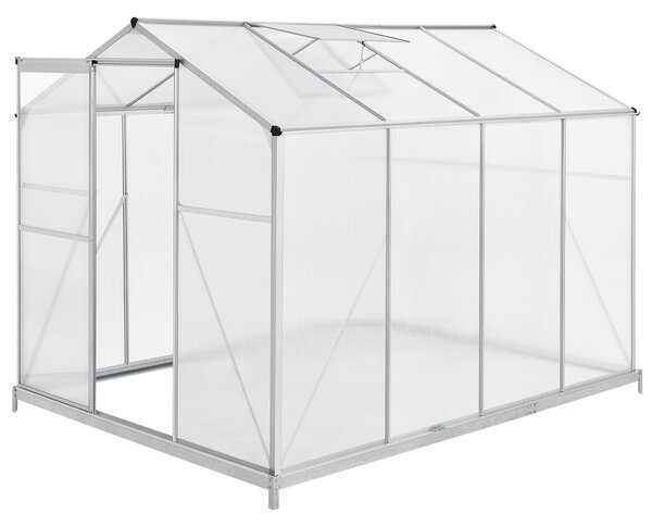 Juskys Zahradní skleník 190 × 253 cm + základna