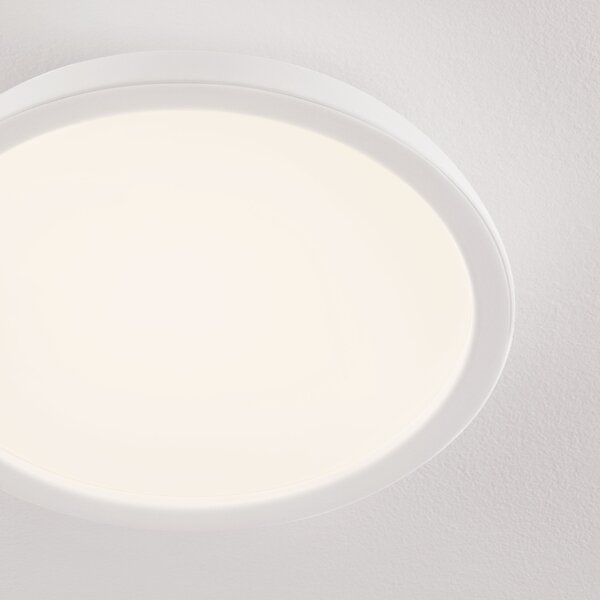 Nova Luce Bílé kovové stropní LED světlo Felicia 45 cm