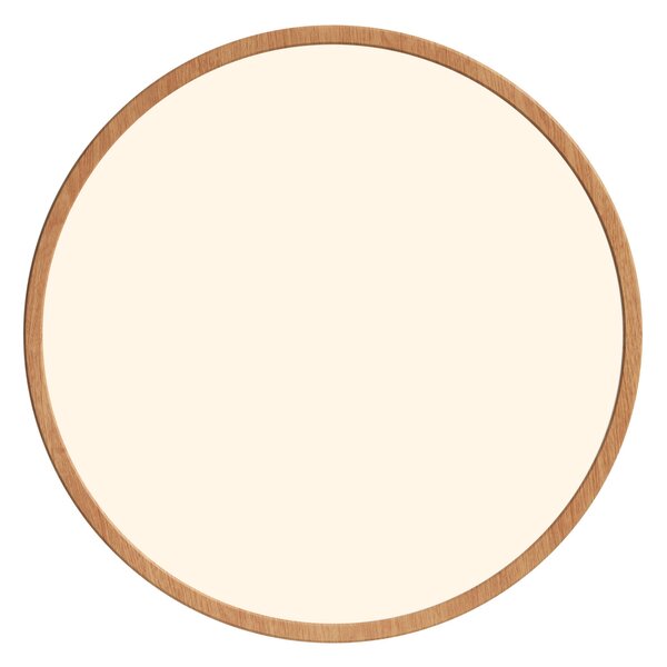 NORDLUX Oja 2700 K IP54 stmívatelné dřevěné světlo Varianta: Ø 294 x 23 mm, LED, 1600 lm, 2700 K, hnědá