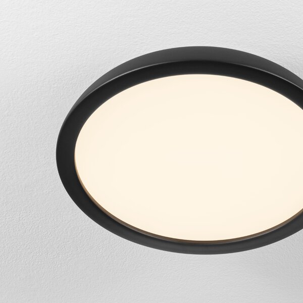 Nova Luce Černé kovové stropní LED světlo Felicia 45 cm