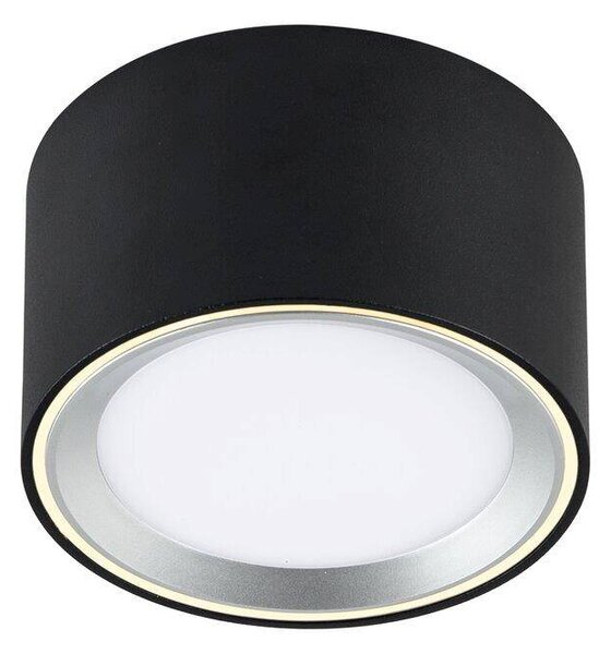 Stmívatelné LED světlo NORDLUX Fallon Varianta: Ø 100 x 60 mm, 8,5 W, 2700K, černá/kartáčovaná ocel