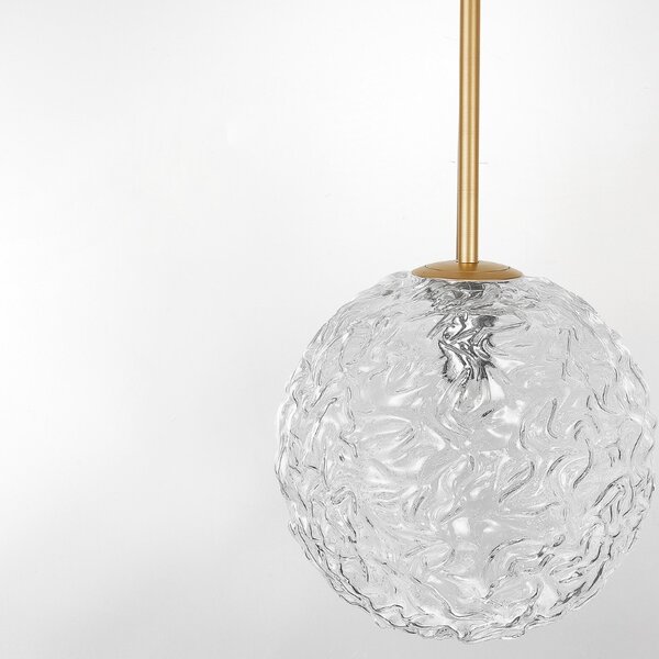 Skleněné závěsné světlo Nova Luce Mirano 30 cm