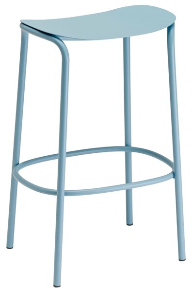 SCAB Modrá kovová barová židle Trick 65 cm