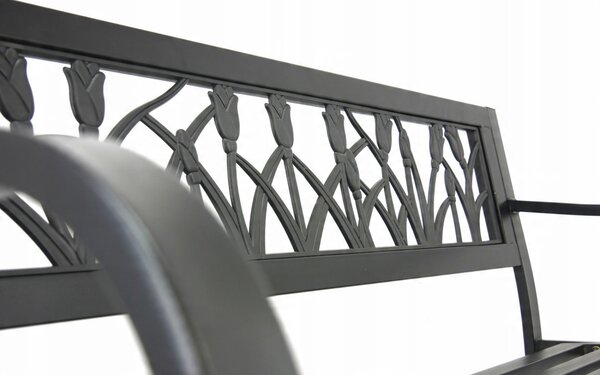 Záhradná lavička GARDEN-LINE 125 × 53 × 77 cm