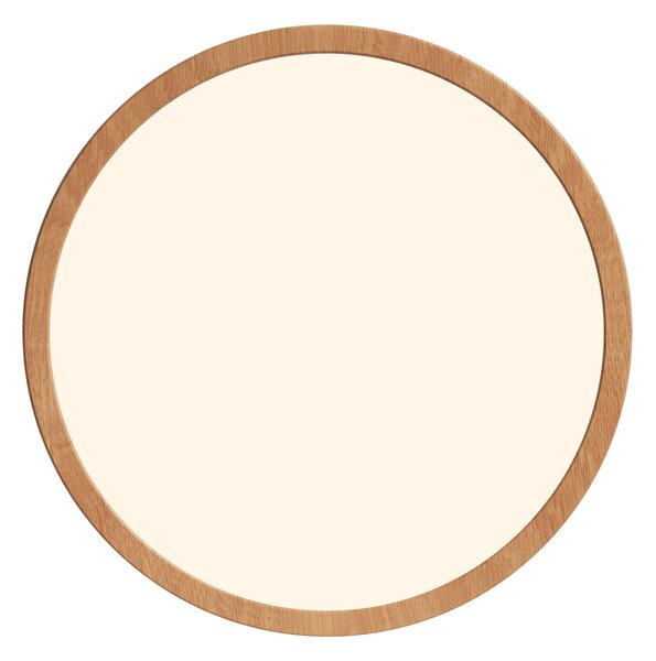 NORDLUX Oja 2700 K IP54 stmívatelné dřevěné světlo Varianta: Ø 294 x 23 mm, LED, 1600 lm, 2700 K, hnědá