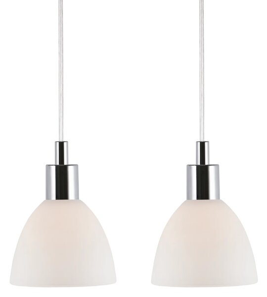 Kovový lustr NORDLUX Ray sada 2 ks Varianta: Ø 120 x 165 mm, E14, 40 W, černá