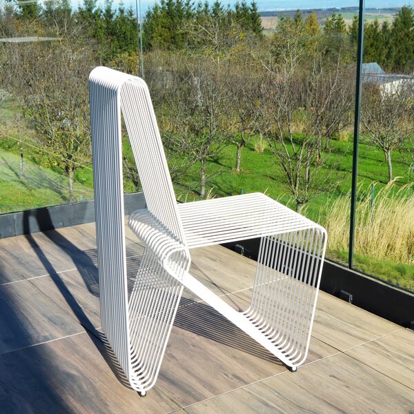 111 Furniture Designová zahradní židle Futura bílá matná Barva: Bílá matná