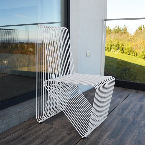 111 Furniture Designová zahradní židle Futura bílá matná Barva: Bílá matná