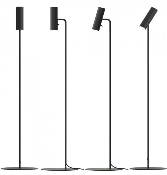 Nordlux 71704003 Mib 6, stojací lampa 1xGU10, černá, výška 141cm