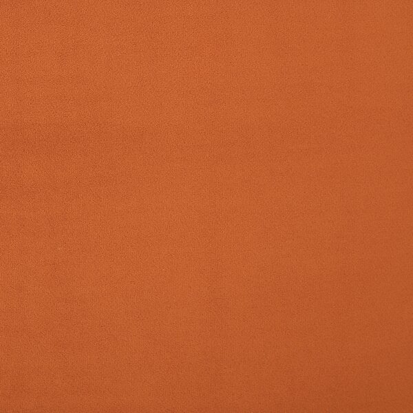 Postel Umělý samet MELLE 160 x 200 cm Oranžová