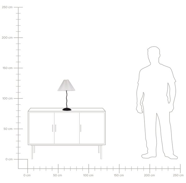 Stolní lampa JIKAWO Kov Černá