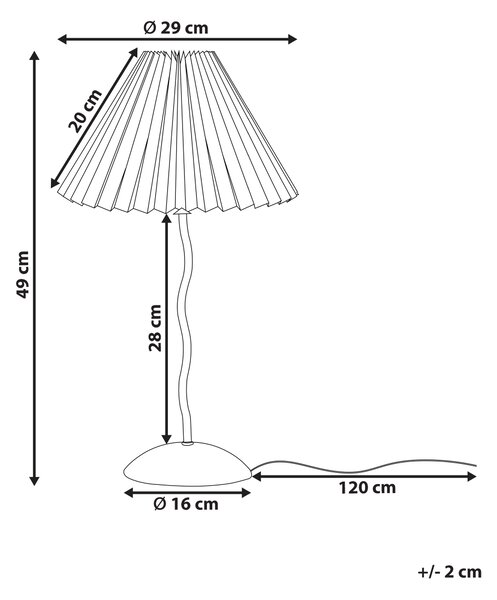 Stolní lampa JIKAWO Kov Černá