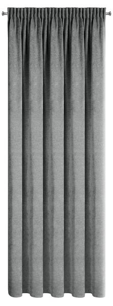 ZATEMŇOVACÍ ZÁVĚS NA PÁSCE NESKA 140X270 CM ŠEDÁ
