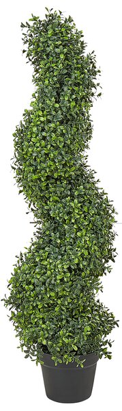 Umělá rostlina BUXUS SPIRAL TREE 98 cm Zelená