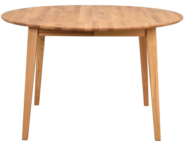 Dubový rozkládací jídelní stůl ROWICO FILIPPA 120/165 x 120 cm