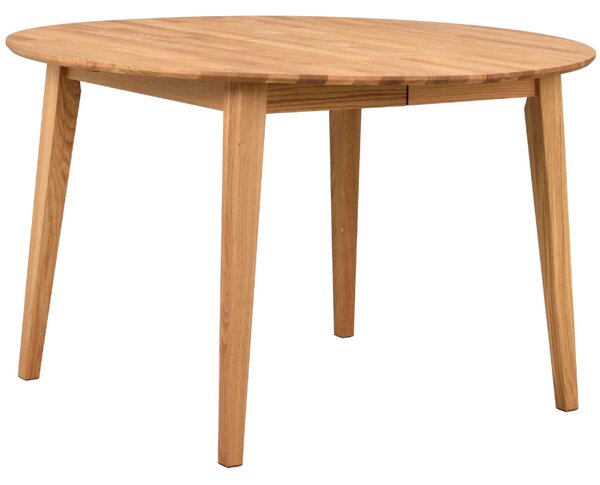 Dubový rozkládací jídelní stůl ROWICO FILIPPA 120/165 x 120 cm