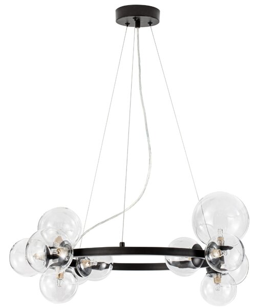 Skleněné závěsné světlo Nova Luce Odillia 65 cm