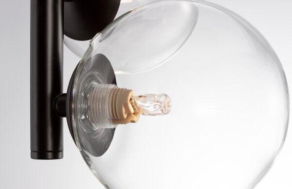 Skleněné závěsné světlo Nova Luce Odillia 28 cm